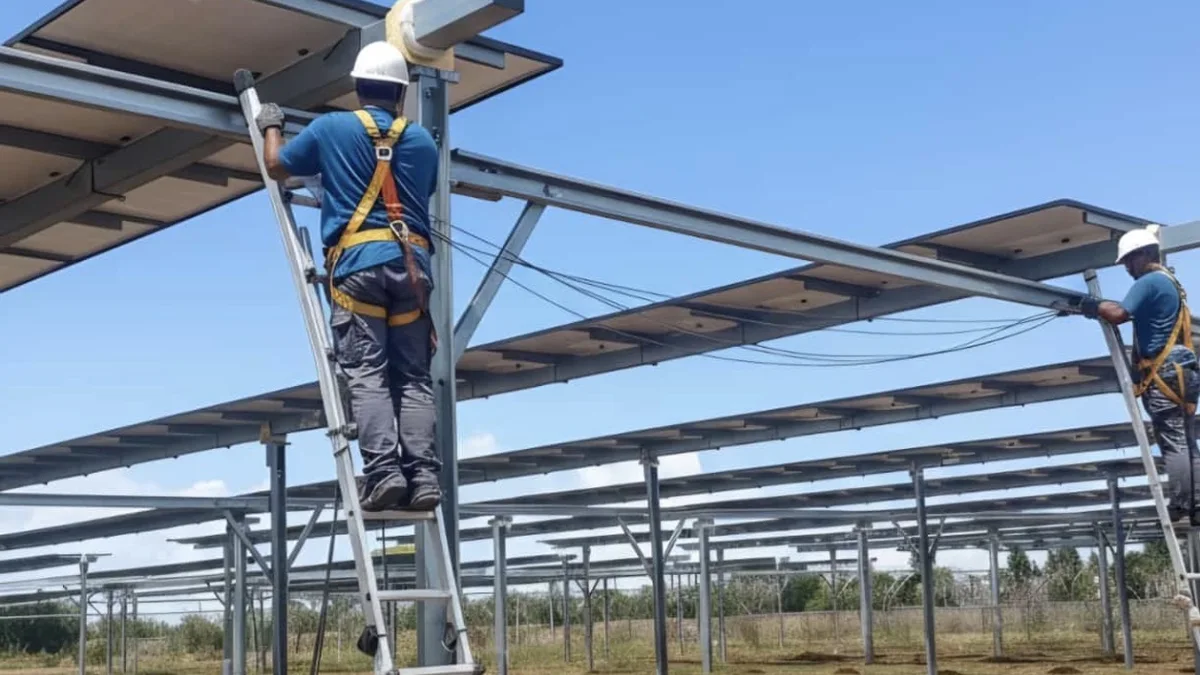 Installazione impianto agrivoltaico — Industrie Energetiche