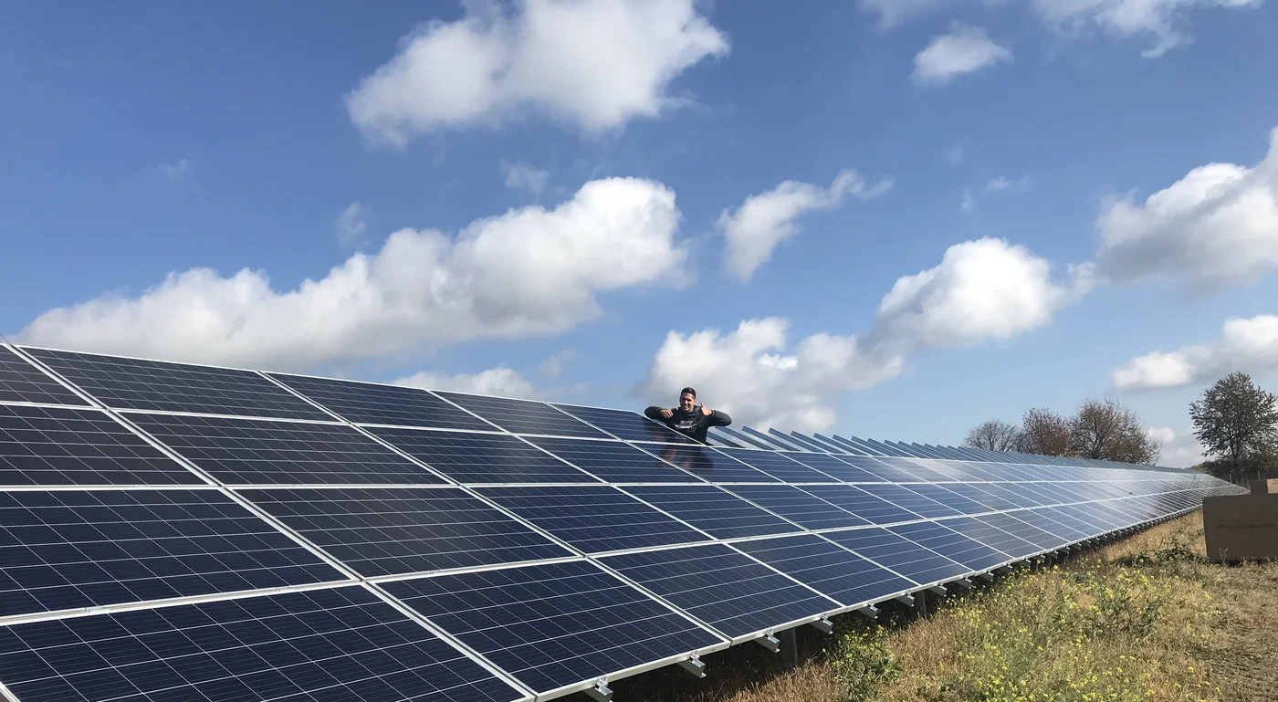 Impianto fotovoltaico utility-scale — Industrie Energetiche